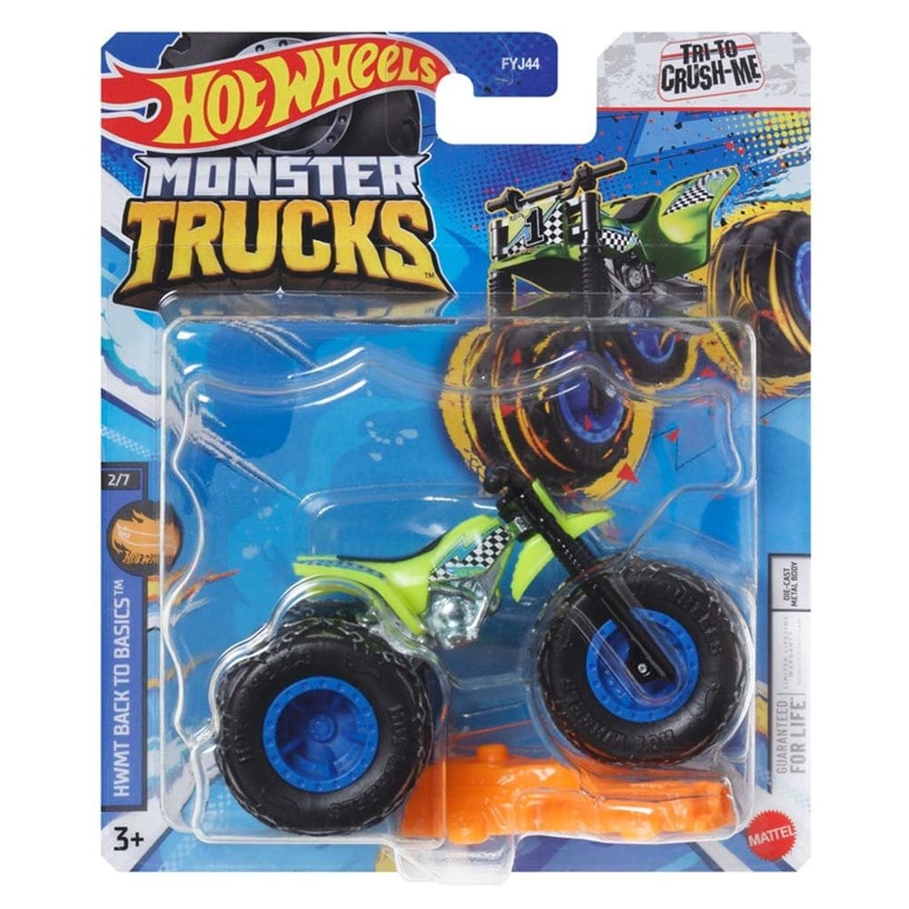 Carrinho Hot Wheels - Monster Trucks 2024 - Tri To Crush-Me MATTEL