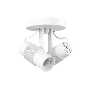 Spot Sobrepor Basic Avant para 2 Lâmpadas Branco