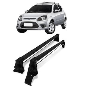 Rack bagageiro aço de teto ford ka 2008 até 2013 + cheirinho