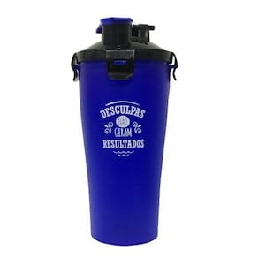 Coqueteleira shakeira azul 2 compartimentos 800ml 505sort