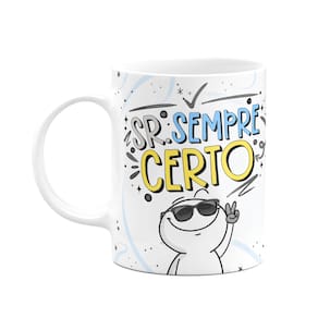 Caneca funny Namorados - Senhor sempre certo
