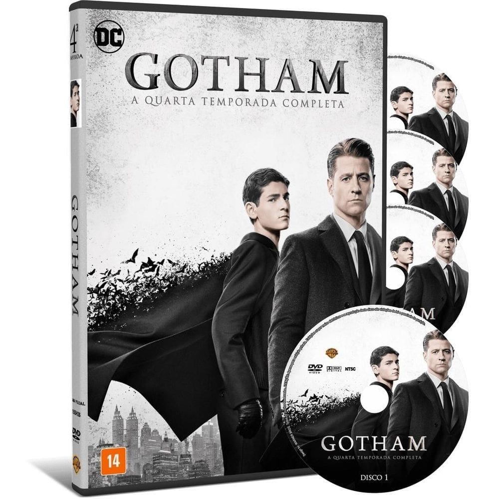 Dvd gotham - 4 temporada - 5 discos