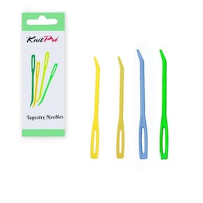 Agulhas para arremate e acabamentos knitpro ponta curva