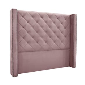 Cabeceira Cama Box Solteiro 90cm e Recamier Vicenza Veludo Lilás S04 - D`Rossi