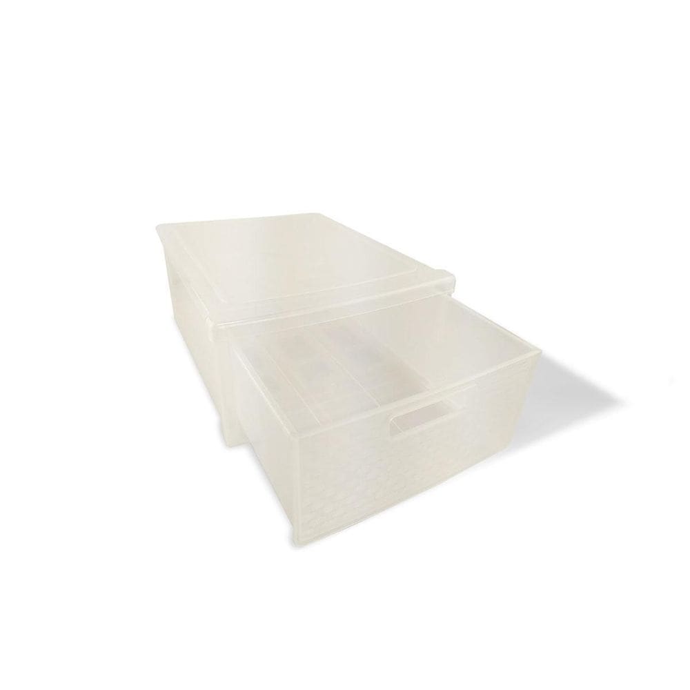Kit 6 Gaveteiros Modularares Empalhável Organizador Multiuso