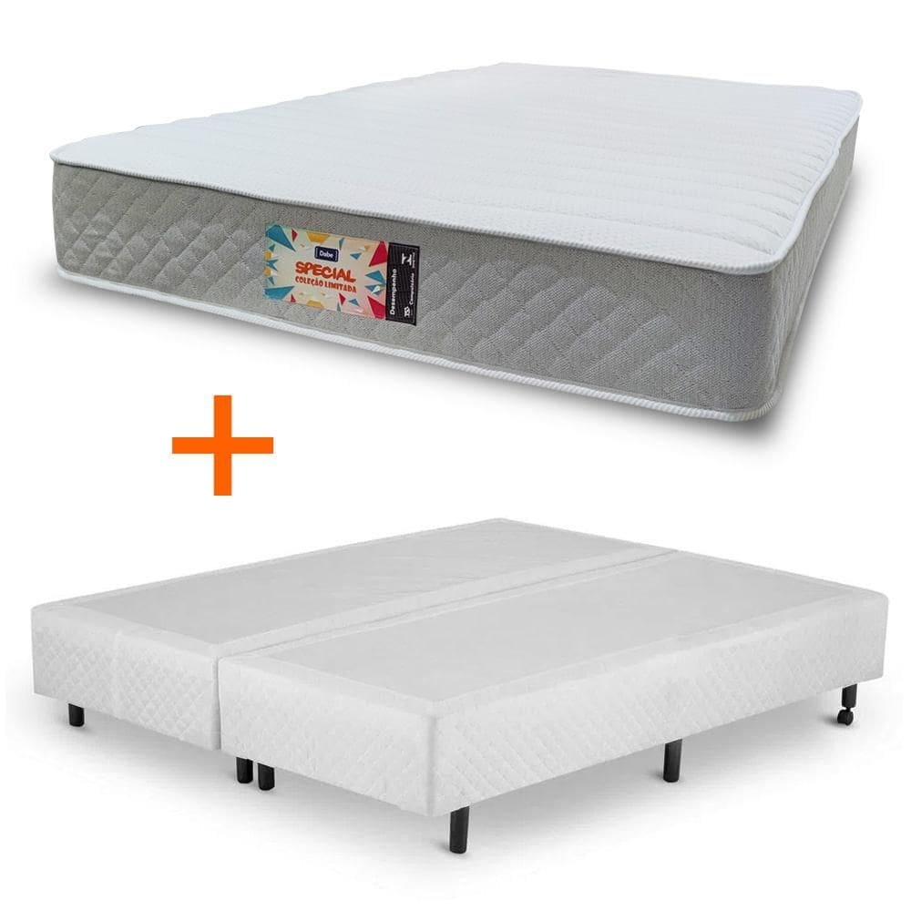 Cama Box Queen + Colchão Dabe Special Coleção 158x198
