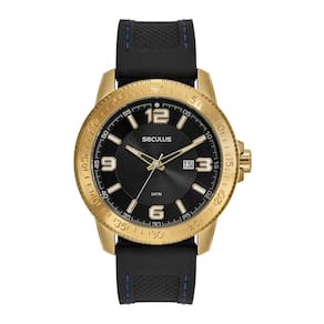 Relógio Seculus Masculino Ref: 44225gpsvdu2 Esportivo Dourado