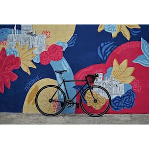Presente para ciclistas quebra cabeça art bike + toalha