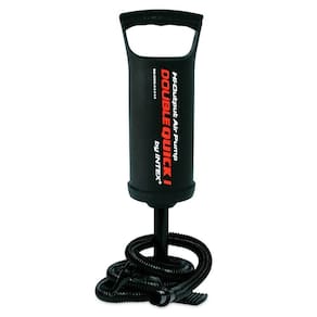 Bomba de ar manual média double quick intex 36cm 68614