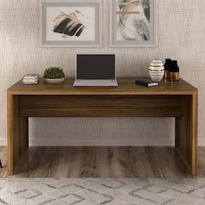 Mesa para Escritório Nogal Me4109 - Tecno Mobili
