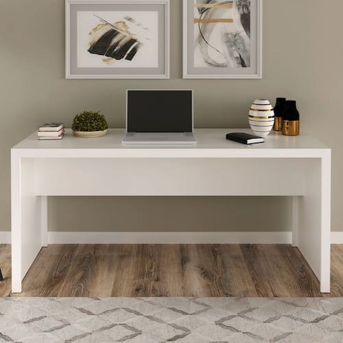 imagem-Mesa para Escritório Branco Me4109 - Tecno Mobili