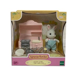 Sylvanian families conjunto cozinha papai coelho neve 5678