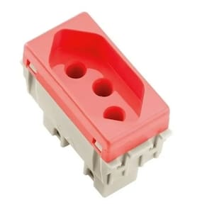Tomada 2P+T 20A/250V Aria Vermelha - Tramontina