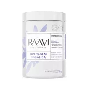 Creme Para Drenagem Linfatica Raavi 1Kg