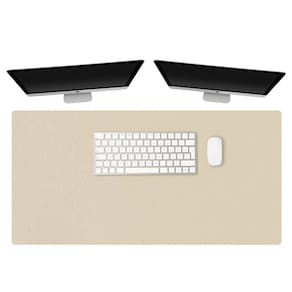 Mouse pad grande 120x60cm mesa escritório trabalho palha