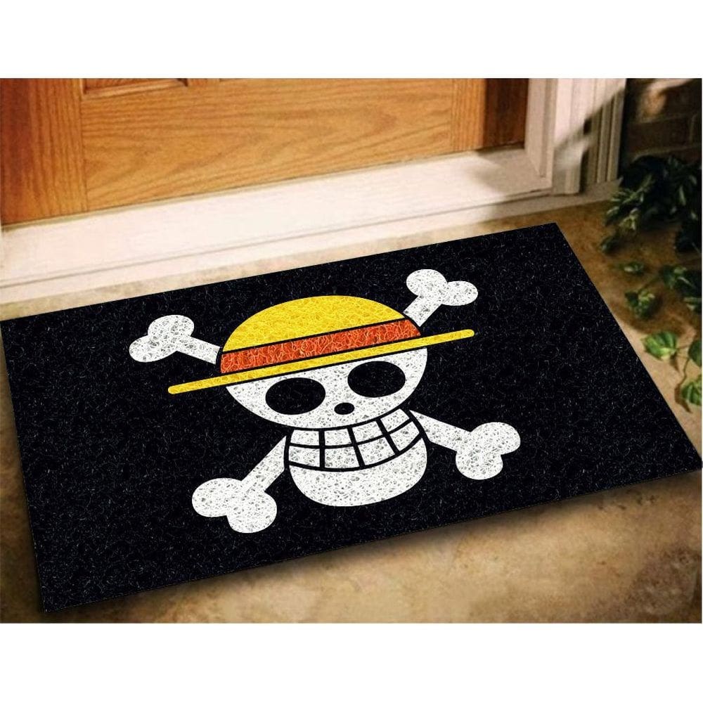 Tapete capacho one piece 60x40 anime manga casa entrada lar