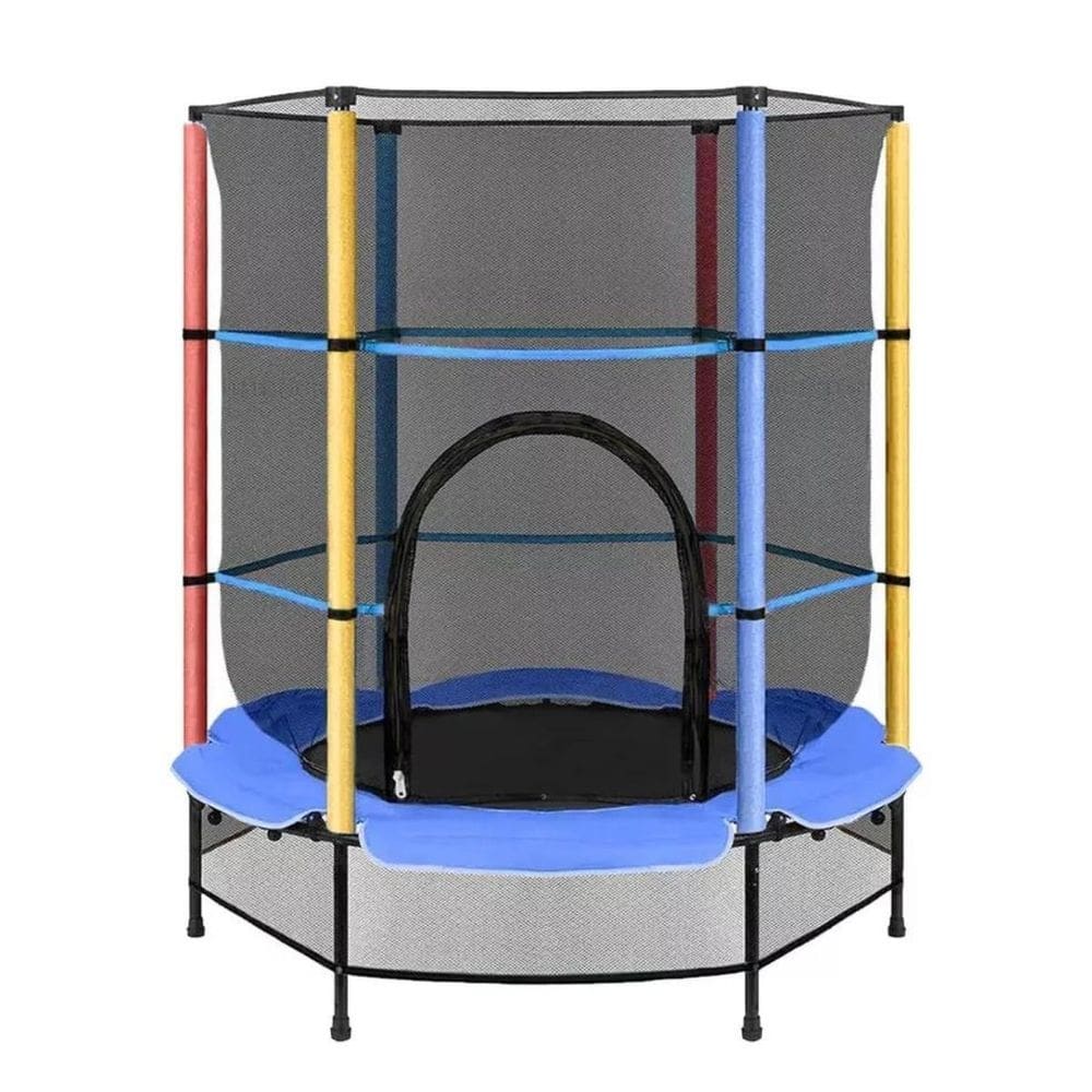 Pula Pula Cama Elástica Trampolim Infantil 1.55M Com Rede