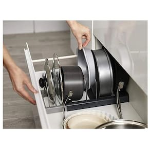 Organizador de panela e tampa para cozinha bar restaurante