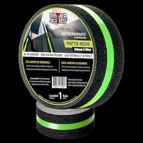 Fita Antiderrapante 50 mm X 05 Metros - Faixa Fotoluminescente