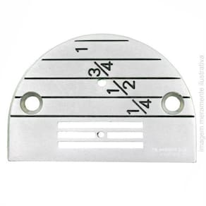 Chapa Da Agulha Da Costura Reta Industrial 4 Carreira Leve - 52033