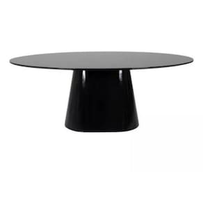 Mesa de Jantar Cone Oval 180x100 cm Laqueada