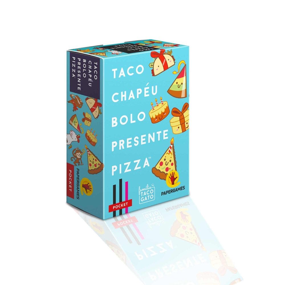 Taco chapeu bolo presente pizza