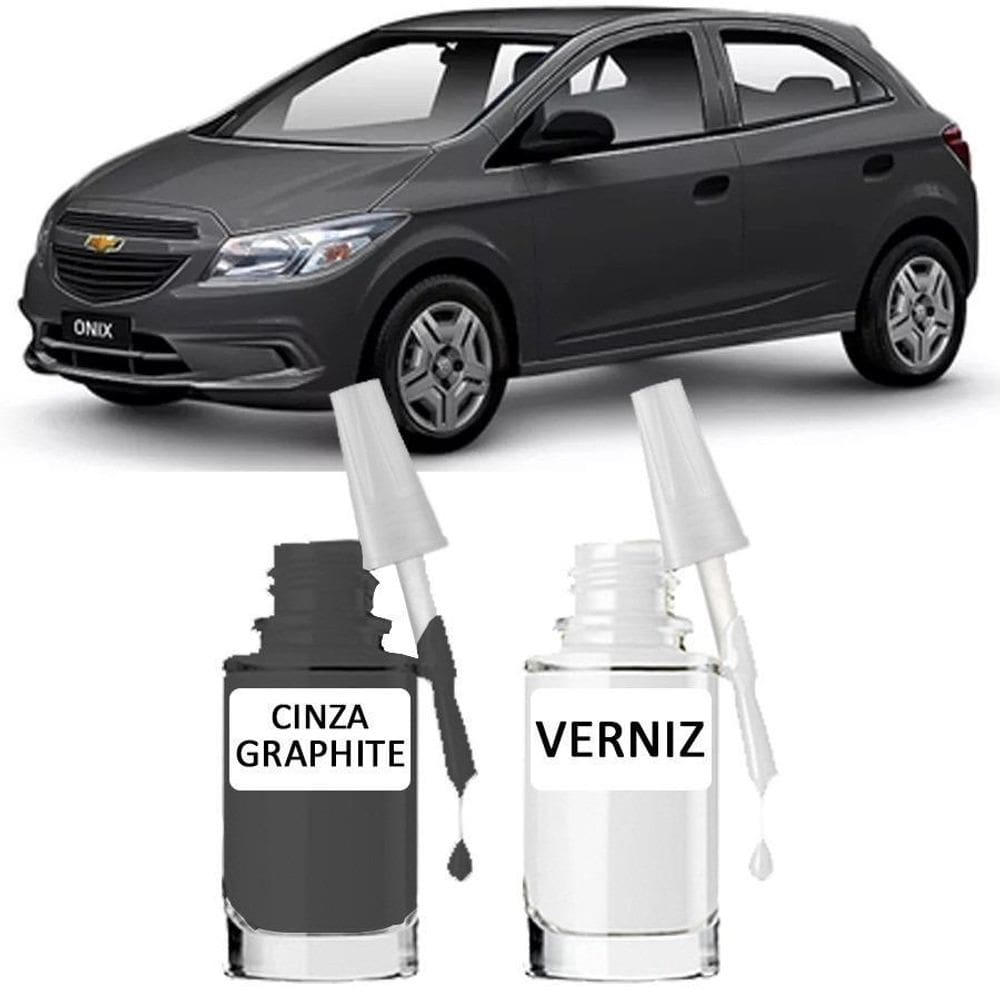 Tinta tira risco automotivo chevrolet cinza graphite cinza grafite 20 ml