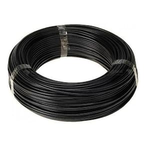 Fio cabo flexível 4mm preto - 50 metros