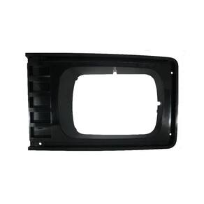 Extensão grade frontal caminhão vw farol retangular esquerdo