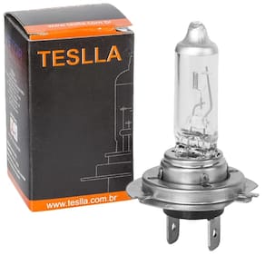 Lâmpada Halógena Amarela H7 55W PX26D 12V 3200K Teslla TH7