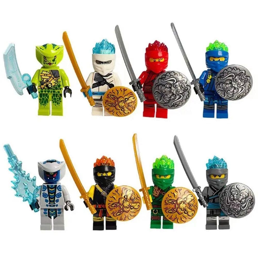 Bonecos Blocos De Montar Ninjago Shield