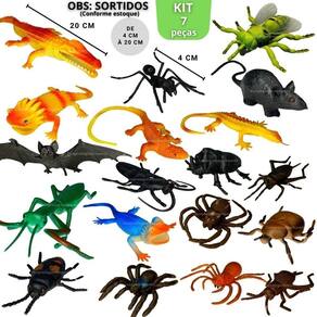 Insetos de brinquedo susto pegadinha barata escorpião aranha