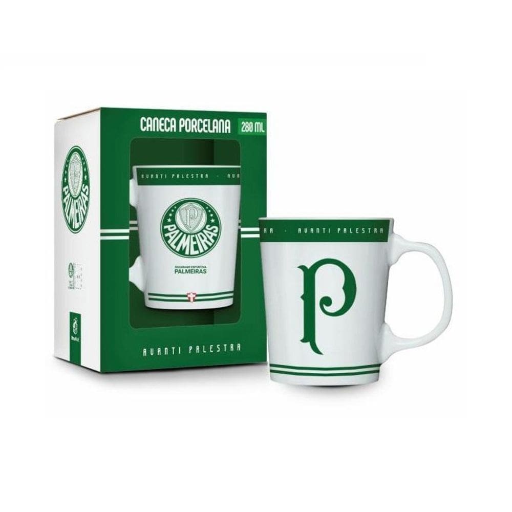 Caneca porcela café palestra 280ml licenciada