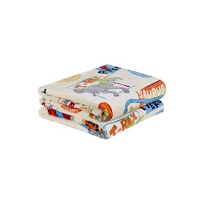 Manta felpuda coberta kids soft solteiro infantil de dino