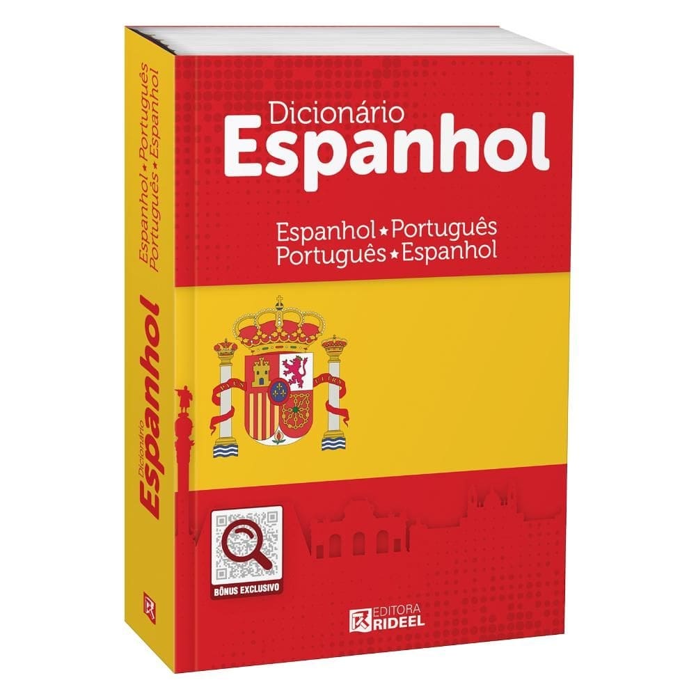 Dicionário de Espanhol 368 Páginas - Com QR CODE