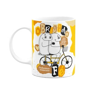 Caneca Flork Namorados - Obrigado por estar comigo