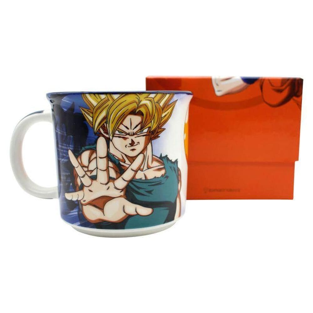 Caneca cerâmica dragon ball z goku  350ml