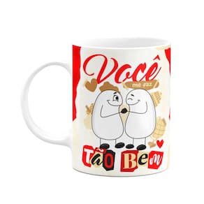 Caneca Flork Namorados - Você me faz tão bem
