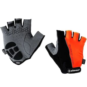 Luva Ciclismo Elleven Air Confort System Gel Laranja M
