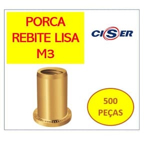 Rebite m3 porca popnut emb. 500 - easy clinch