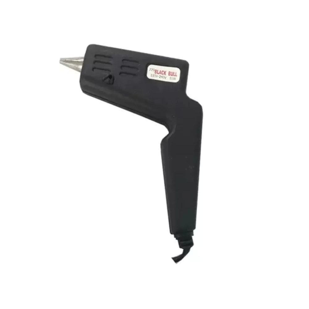 Micro ferramenta de aplicação de silicone/cola quente + 4 bastões black bull