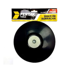 Suporte disco de lixa borracha 180mm m14 fertak 2850
