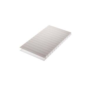 Chapa de Policarbonato Alveolar Branco 4mm - 1,05m x 6,00m - Importado