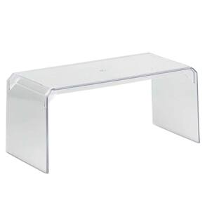 Suporte multiuso diamond 28,5x13,5x13 cm transparente