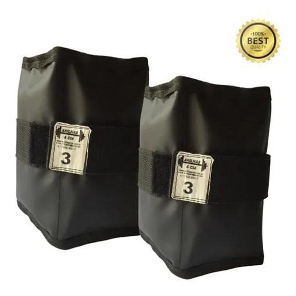2x caneleira/ tornozeleira 3kg super premium