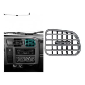 Difusor de ar s10 blazer 01 a 11 cinza central ld ap1028