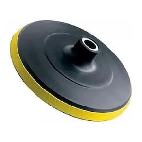 Suporte lixa boina tiras aderentes 115mm para esmerilhadeira rosca