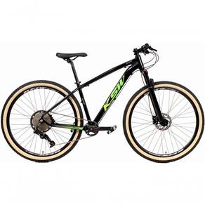 Bicicleta Aro 29 Ksw Xlt 12v Garfo Com Trava 11-50 Preto-verde 15
