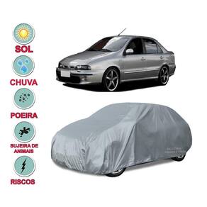Capa cobrir carro fiat brava impermeável proteção bezzter