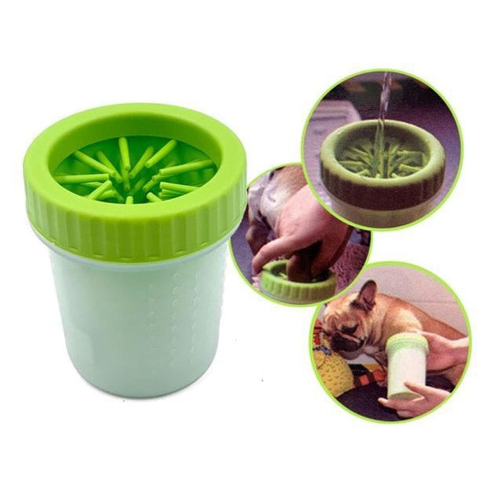 Copo lava patas para pet silicone 11cm colors